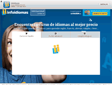 Tablet Screenshot of infoidiomas.com